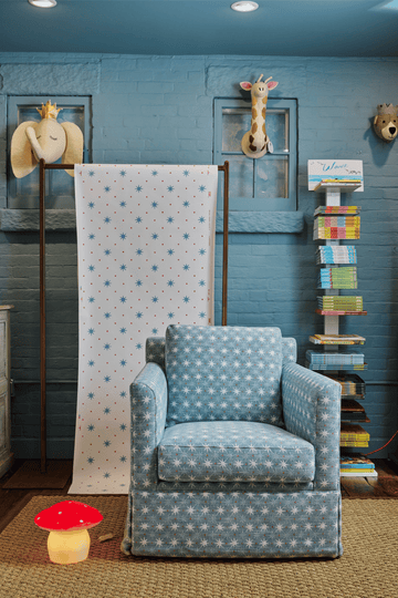Lucky Indoor Performance Fabric Seafoam
