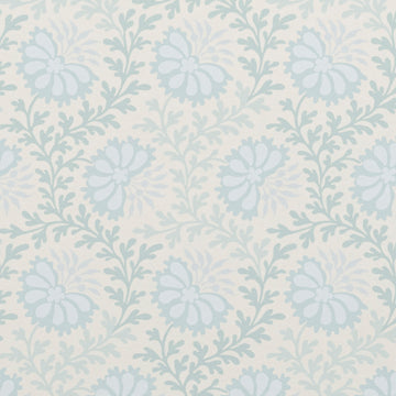 Verbena Wallpaper Seafoam Multi