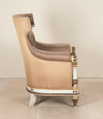 Early 19th Century Swedish Neo-Classical Armchair in Gustavian Style