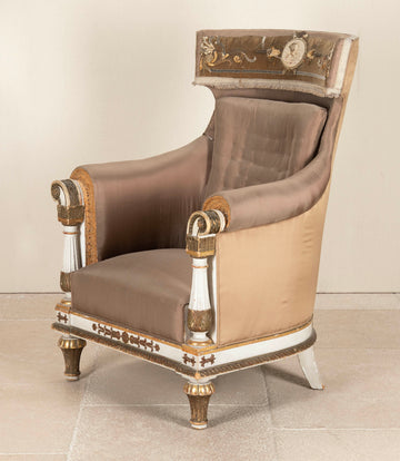 Early 19th Century Swedish Neo-Classical Armchair in Gustavian Style