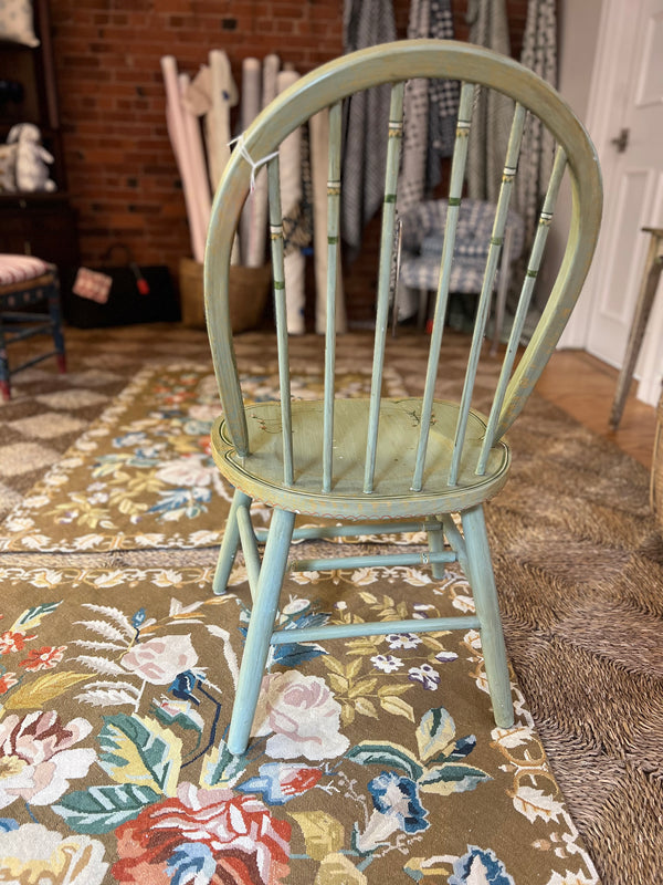Green Hand Painted Chairs