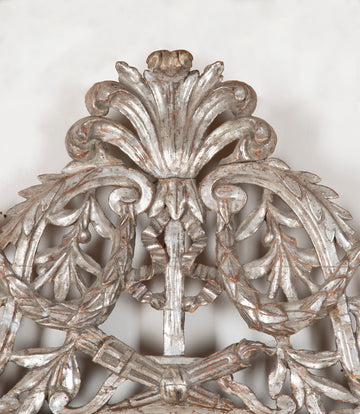 Large 18th Century Italian Silver Gilt Mirror