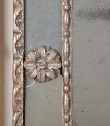 Large 18th Century Italian Silver Gilt Mirror