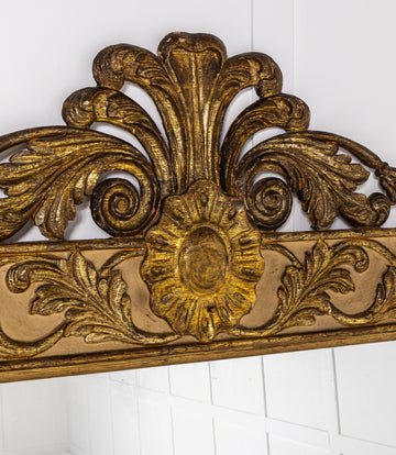Large 19th Century Italian Giltwood Mirror