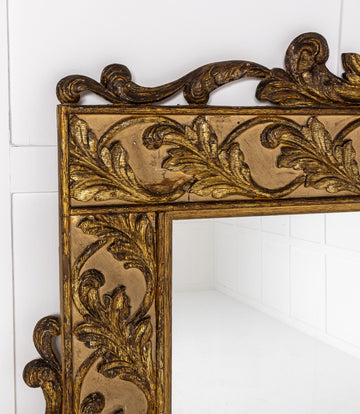 Large 19th Century Italian Giltwood Mirror