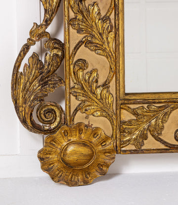 Large 19th Century Italian Giltwood Mirror