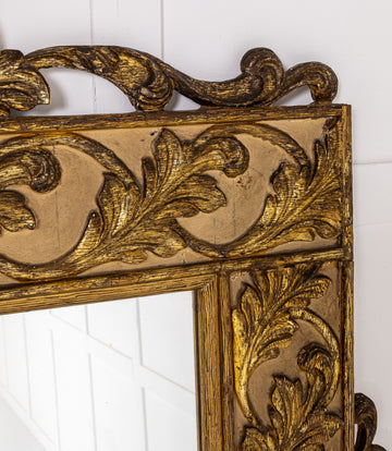 Large 19th Century Italian Giltwood Mirror