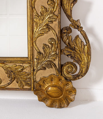 Large 19th Century Italian Giltwood Mirror