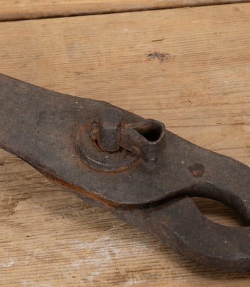 Large Late 19th Century French Wrought Iron Hedge or Topiary Shears