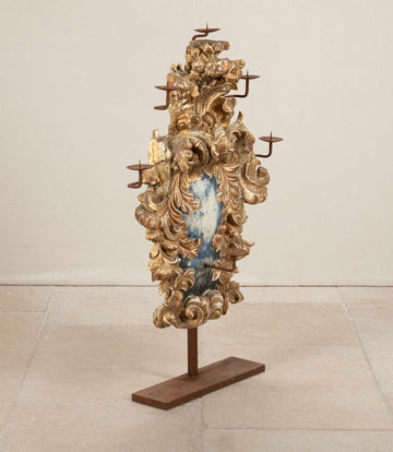 Late 18th Century Italian Carved Giltwood Cartouche