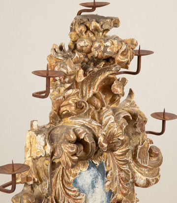 Late 18th Century Italian Carved Giltwood Cartouche