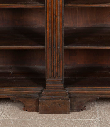 Late 19th Century Italian Walnut Bookcase