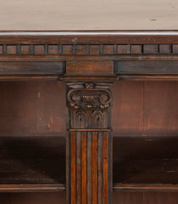 Late 19th Century Italian Walnut Bookcase