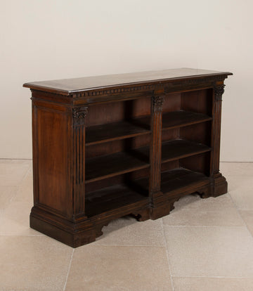 Late 19th Century Italian Walnut Bookcase
