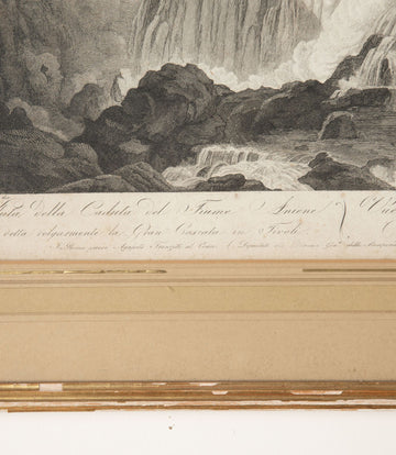 Pair of 19th Century Engravings of Waterfalls