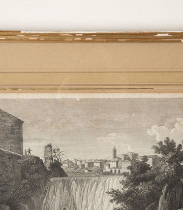 Pair of 19th Century Engravings of Waterfalls