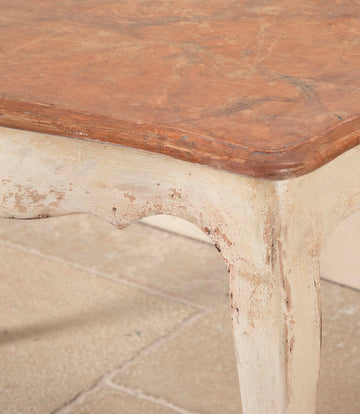 Pair of 20th Century French Painted Console Tables in Louis XV Style