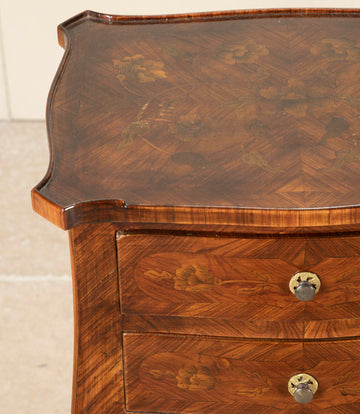 Pair of Late 18th Century French Inlaid Kingwood Bedside Tables