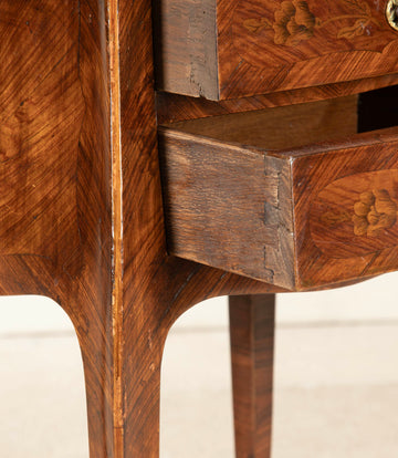 Pair of Late 18th Century French Inlaid Kingwood Bedside Tables