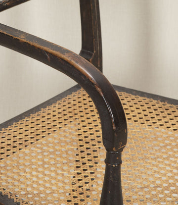 Regency Period Open Armchair in Original Paint