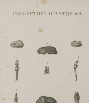 Set of Six Early 19th Century Framed First Edition Prints from 'Description de L'Egypte'