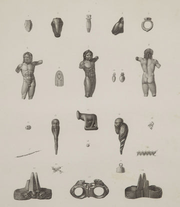 Set of Six Early 19th Century Framed First Edition Prints from 'Description de L'Egypte'