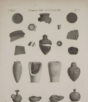 Set of Six Early 19th Century Framed First Edition Prints from 'Description de L'Egypte'