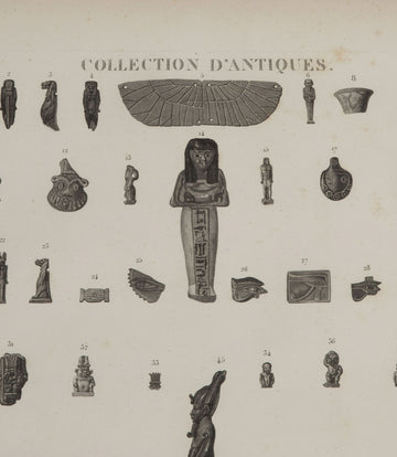 Set of Six Early 19th Century Framed First Edition Prints from 'Description de L'Egypte'