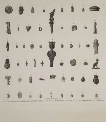 Set of Six Early 19th Century Framed First Edition Prints from 'Description de L'Egypte'