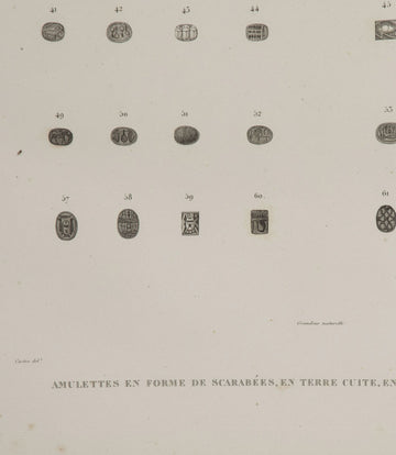 Set of Six Early 19th Century Framed First Edition Prints from 'Description de L'Egypte'
