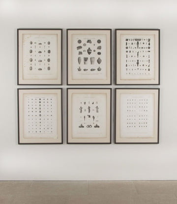 Set of Six Early 19th Century Framed First Edition Prints from 'Description de L'Egypte'