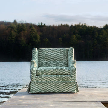 Burma Performance Fabric( Reversible) Spruce
