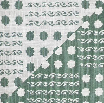 Campobello Performance Fabric (Reversible) Spruce