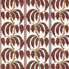 Palms Fabric - Sister Parish color-name:Chocolate on Natural