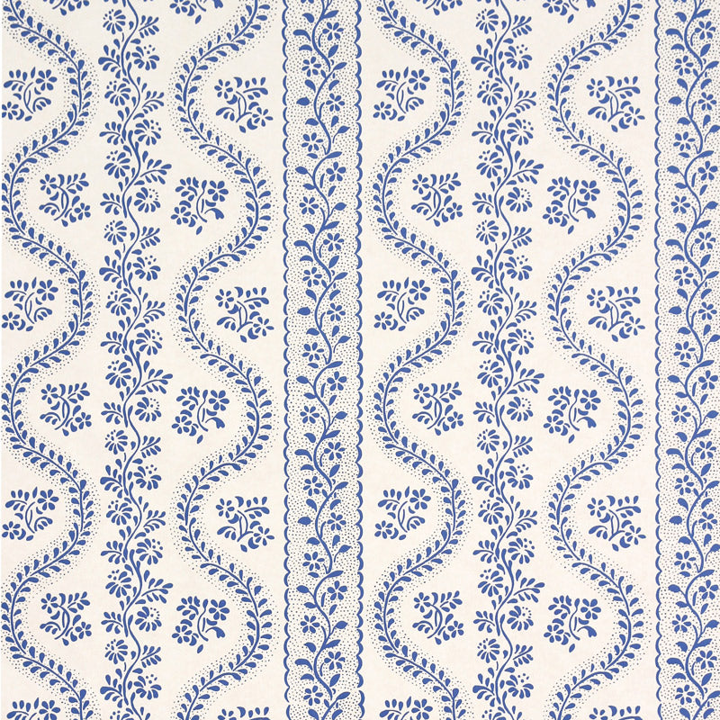 Dolly Wallpaper Blue