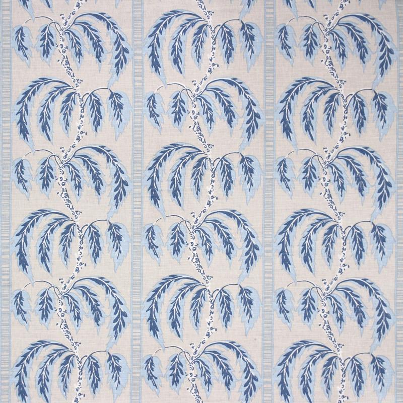 Palms Fabric - Sister Parish color-name:Cornwall Blue