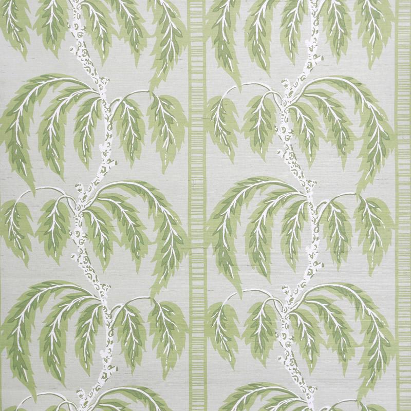 Palms Grasscloth Palm Green Palm green