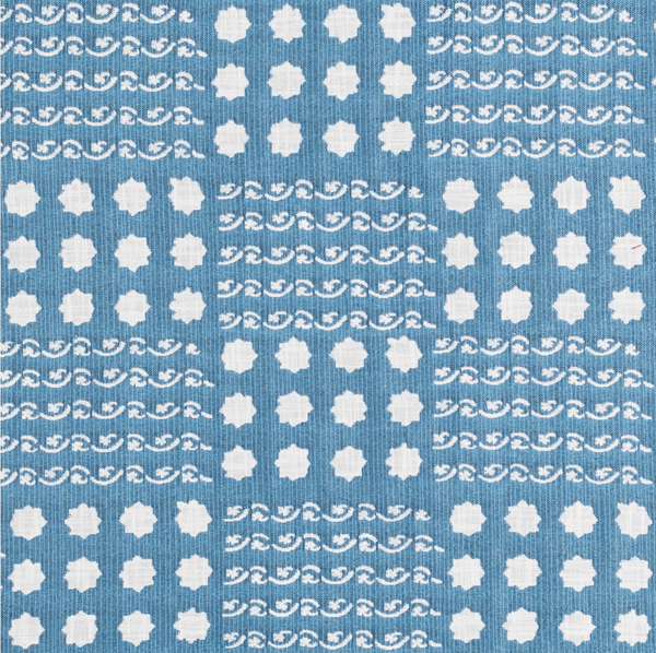 Campobello Performance Fabric (Reversible) Summer Blue – Sister Parish